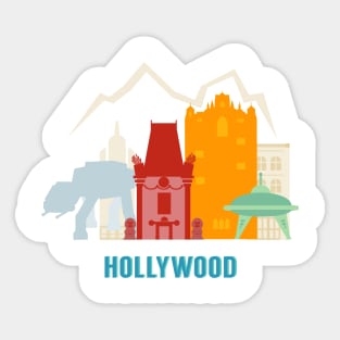 Hollywood Sticker